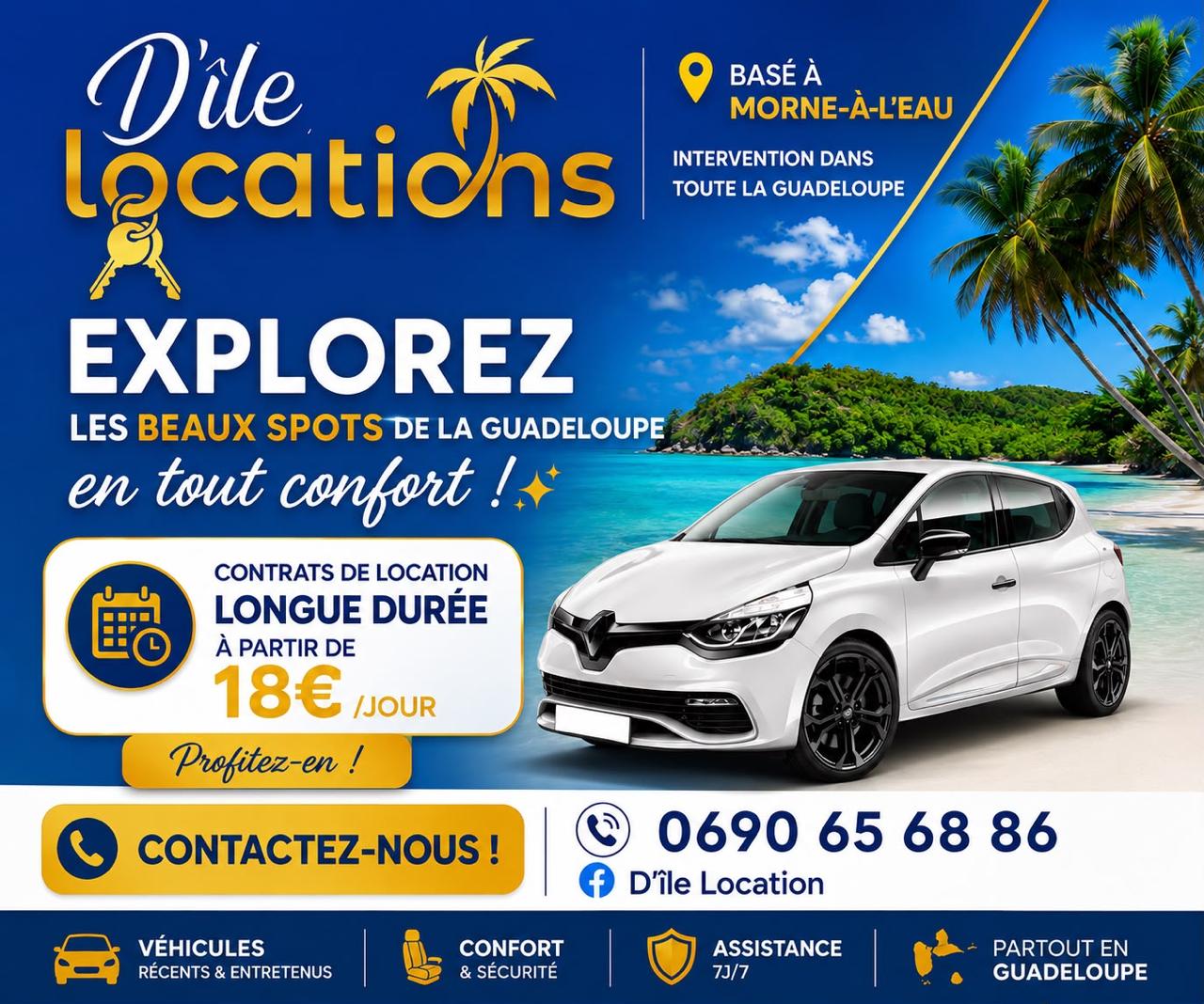 Besoin d’une voiture en Guadeloupe ?